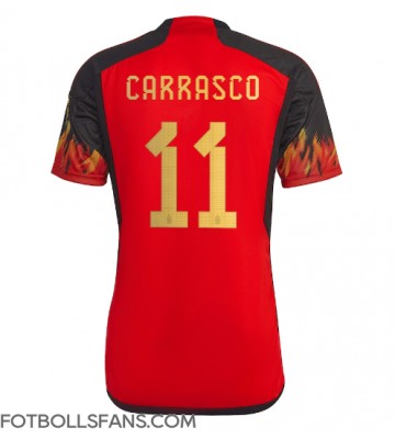 Belgien Yannick Carrasco #11 Replika Hemmatröja VM 2022 Kortärmad